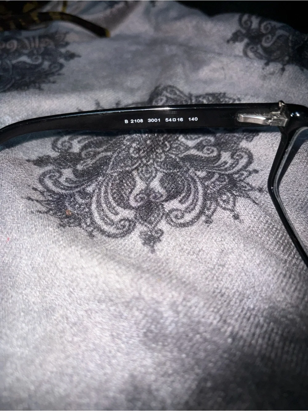 Burberry Black Rectangular Women's Glasses with Subtle Logo